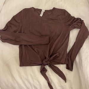Lululemon crop long sleeve
